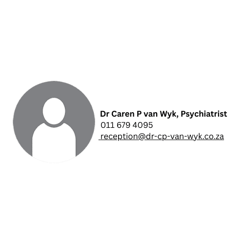 Dr Caren P van Wyk, Psychiatrist