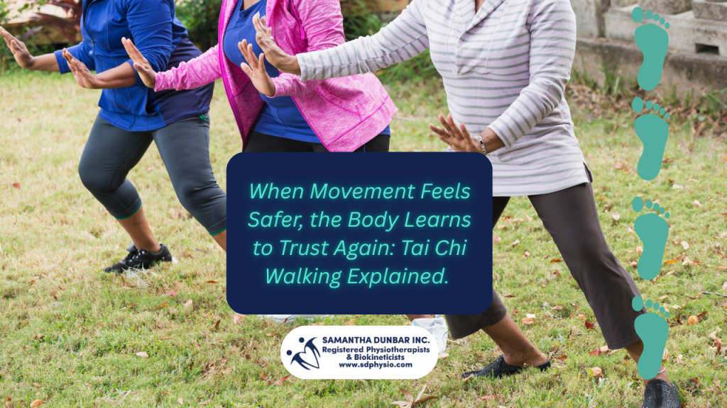 people in park doing tai chi